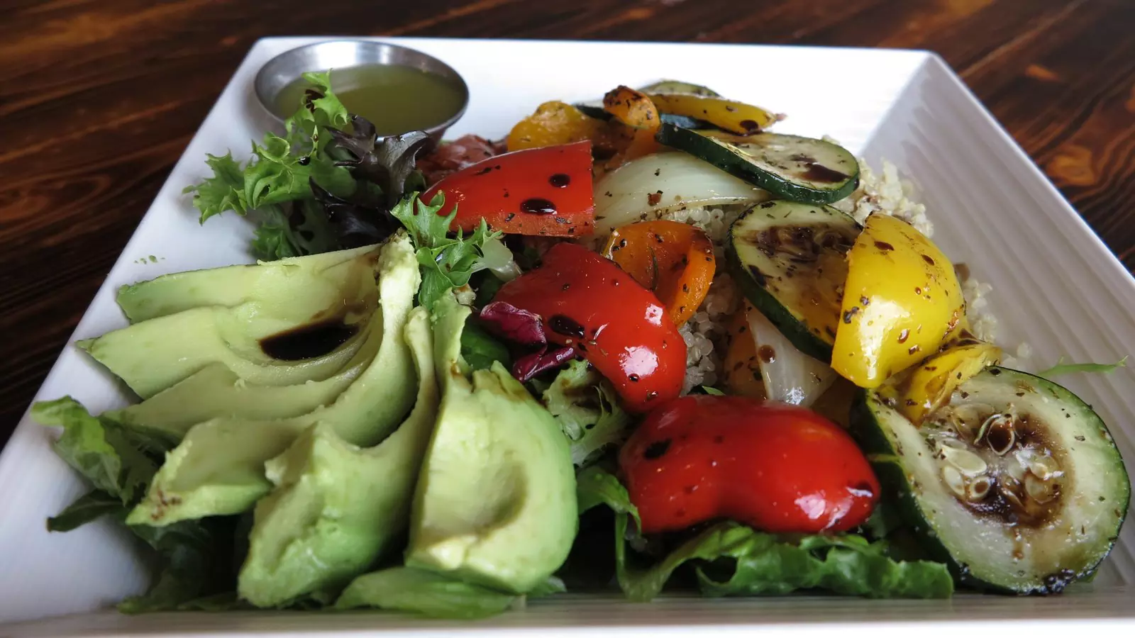 avocado ceasar salad by resto bar cafe in brampton ontario